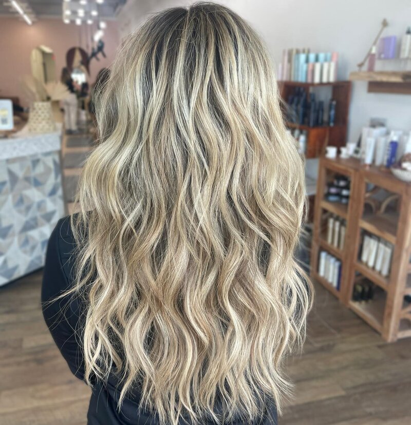 Hand Tied Extensions at Salt Hair Collective - East Beach Norfolk Virginia Hair Salon - 7