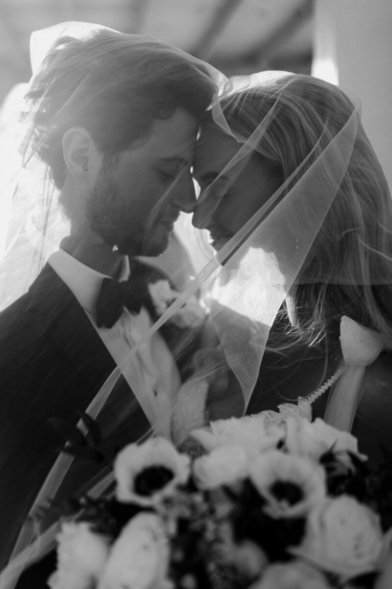 Bride and Groom Romantic Wedding Portraits
