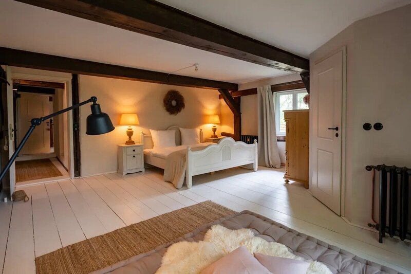 Schlafzimmer-3-1-Wassermühle-Triglitz-Ferienunterkunft-Deutschland