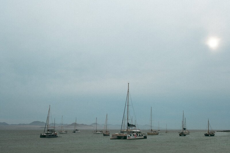 Boote in einem Hafen von Mallorca