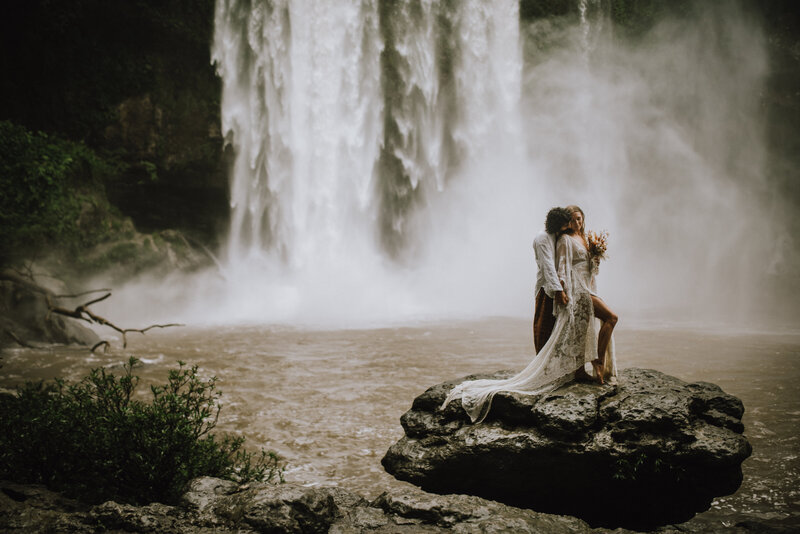 Palenque Waterfall Adventure Elopement