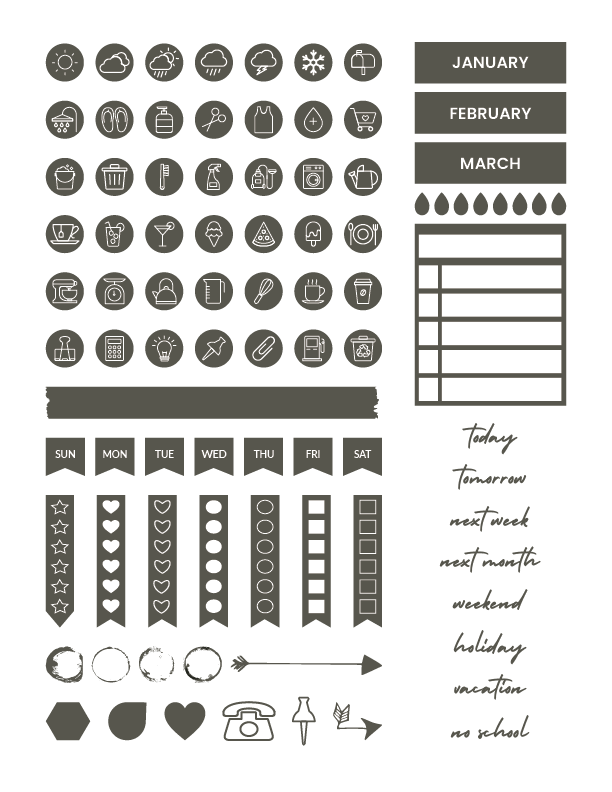 20 Five No 17 Digital Planner by Click 2 Plan-2