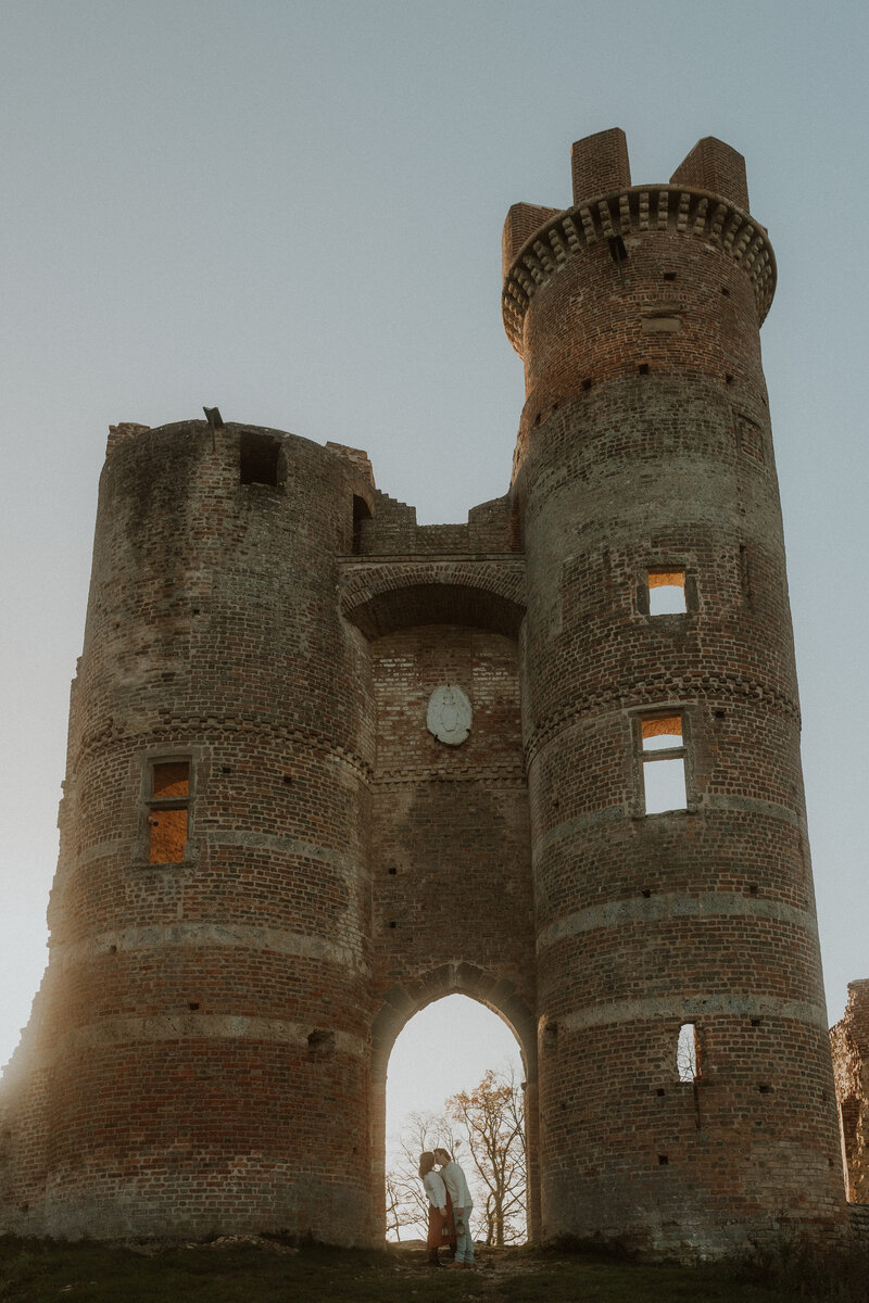 Photographe mariage grenoble ruines chateau