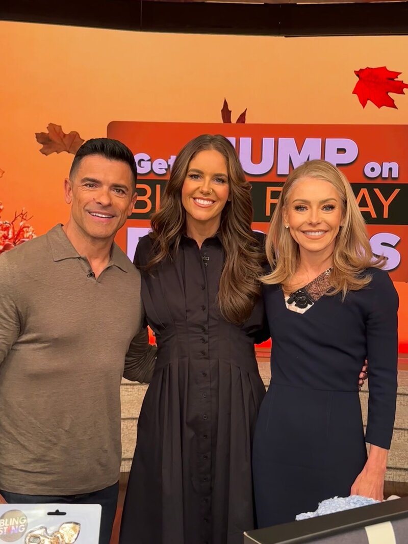 monica with kelly and ryan