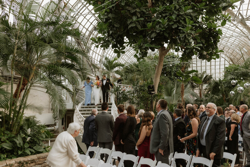 Franklin park conservatory hotel leveque columbus ohio wedding ceremony photographer videographer film documentary midwest -62