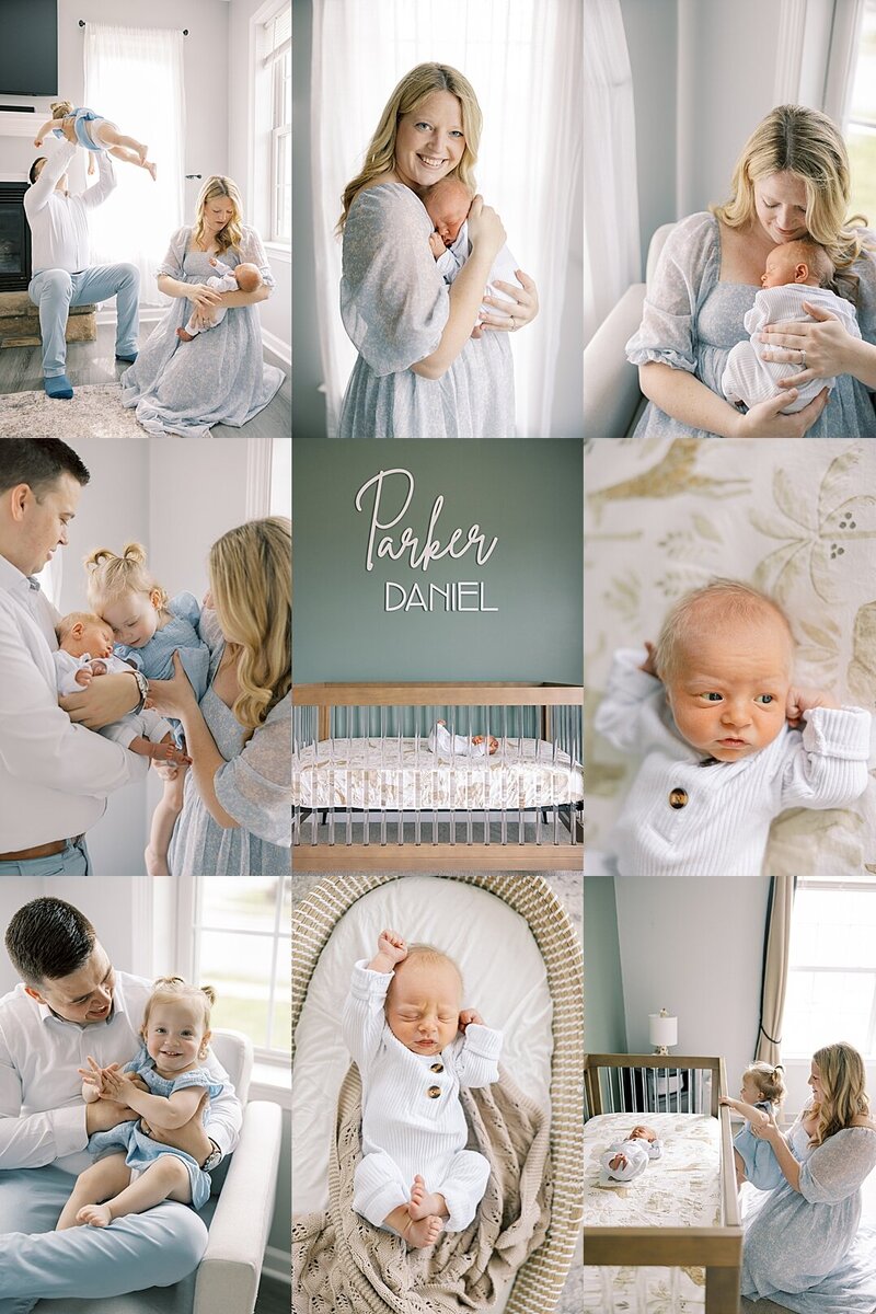 hershey in-home newborn photographer