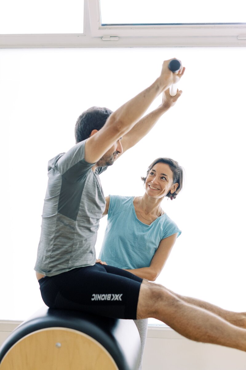 Cours pilates Fascia homme en solo
