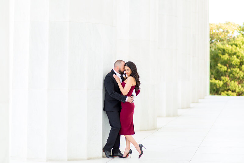 DC War Memorial Engagement Session by Virginia Wedding Photographer Taylor Rose Photography-10