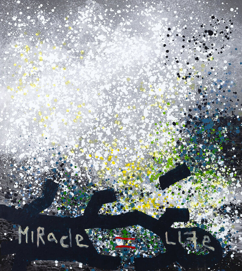 Jordi Mollà Serie HEAVEN 27 2025 Mixed media Canvas.