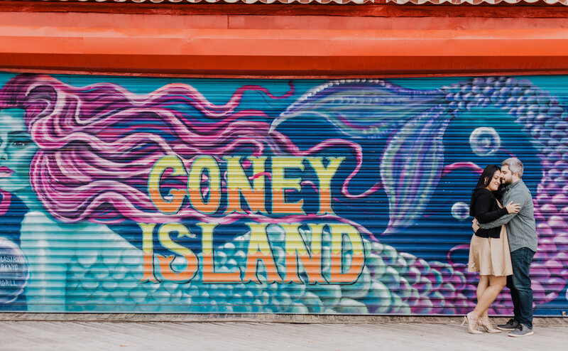 Coney Island Engagement Session