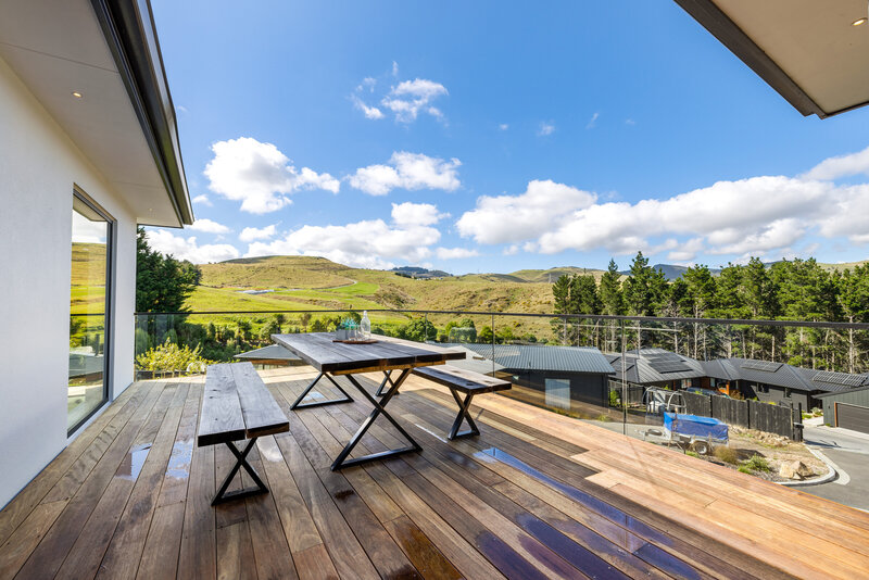 outdoor area with hill view