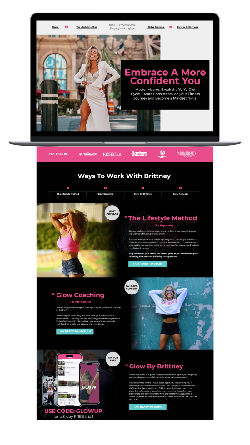 Brittney Carbone Website