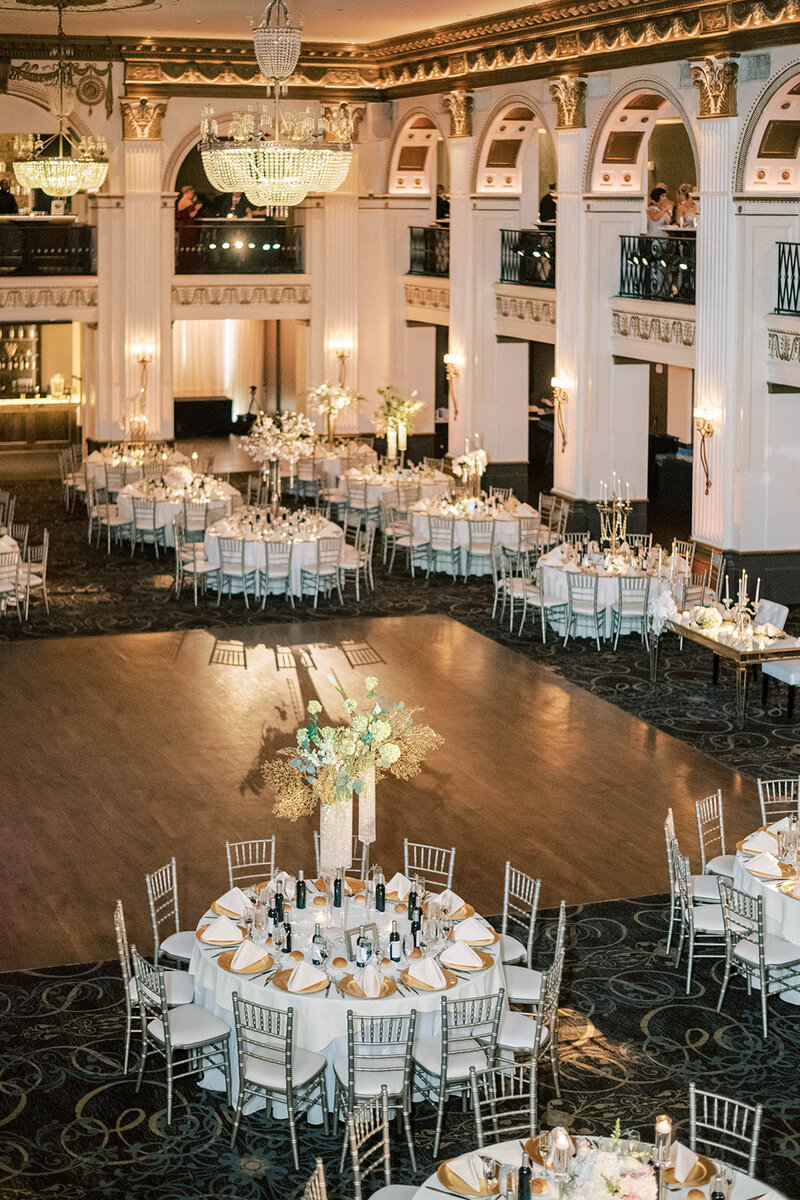 Elegant and epic summer at a Palatial Ballroom with European Ambiance | Ballroom at the Ben | Philadelphia PA | Denise Marie Photography | Editorial Wedding Photographer based in Philadelphia PA