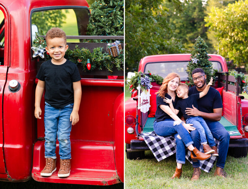Red Truck Mini Session _ Charlotte Family Photography _ Mane and Grace Photography (7)