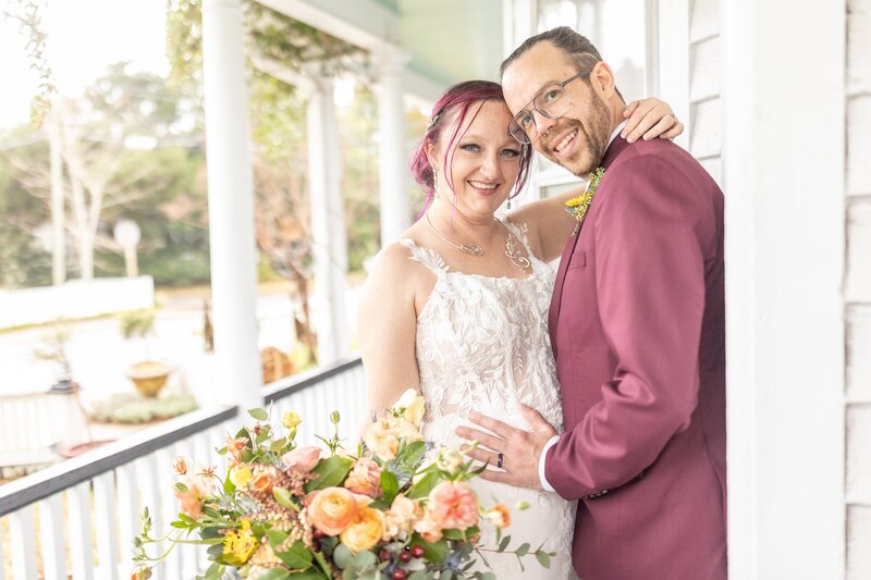 OBX colorful spring wedding