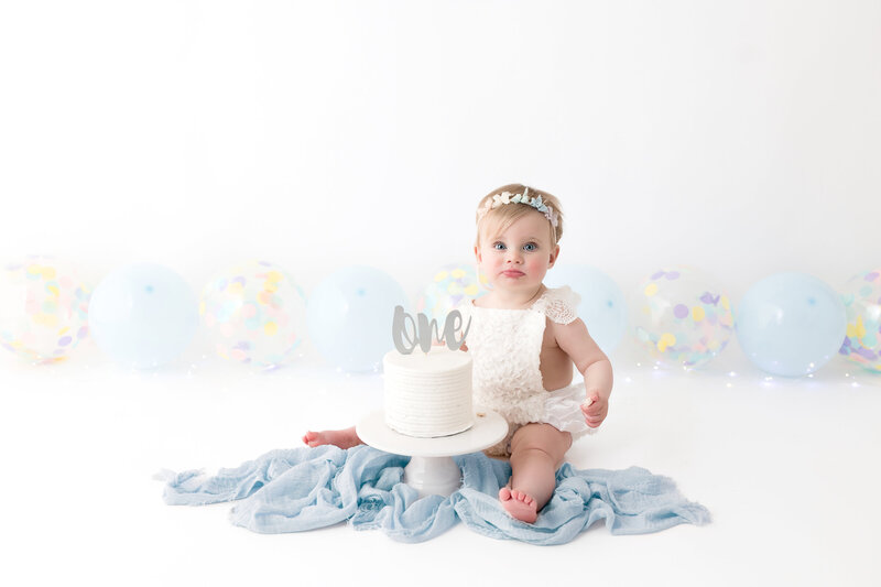 dallas birthday session babygirl