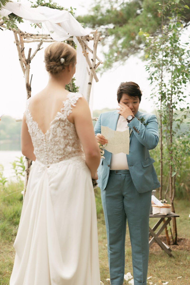 Intimate Minnesota Wedding
