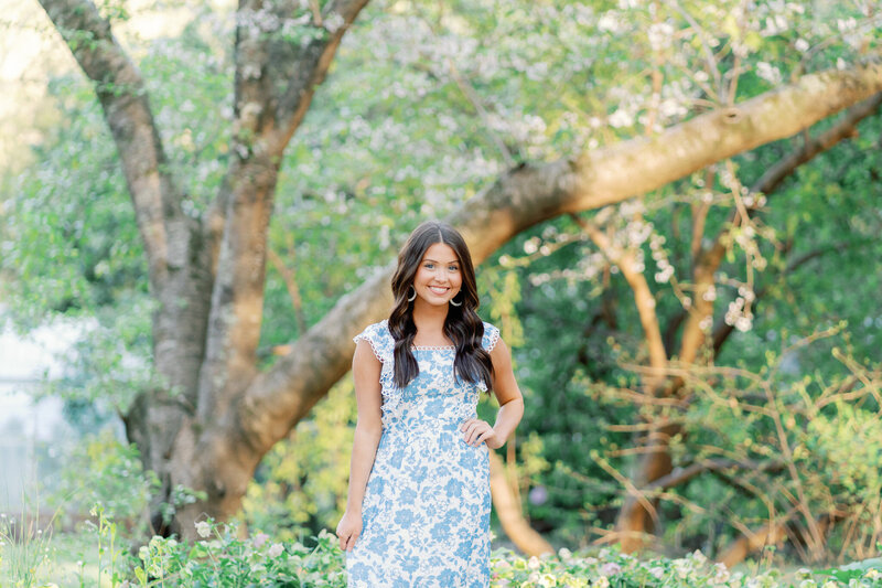 High School Senior portrait taken downtown Tuscaloosa, Alabama