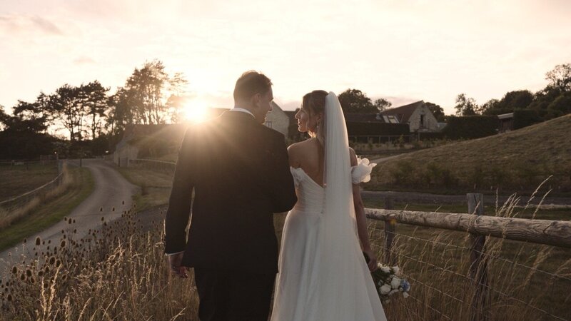 Kingscote Barn wedding videography.