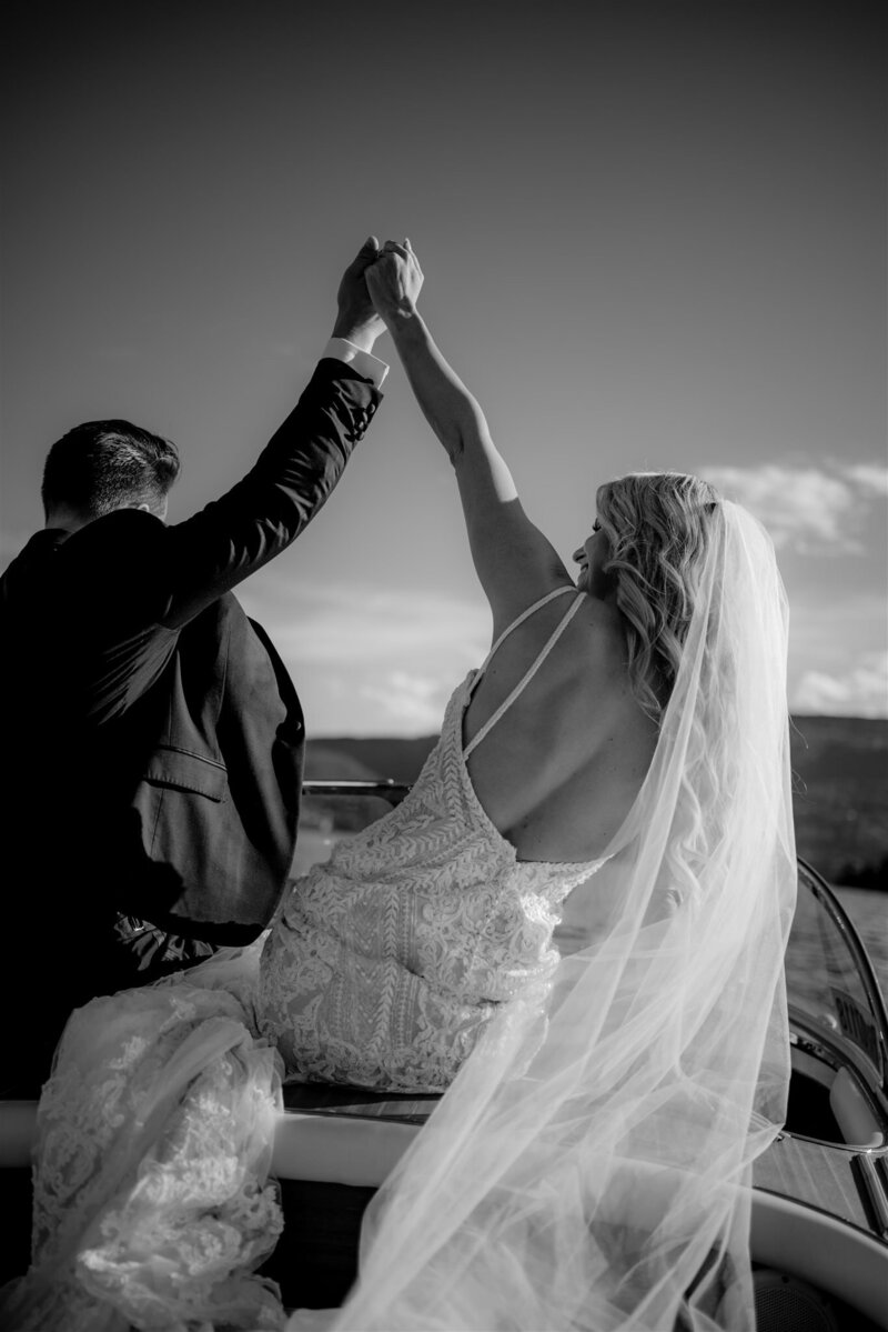  wedding on a boat on Lake maggiore, Italy