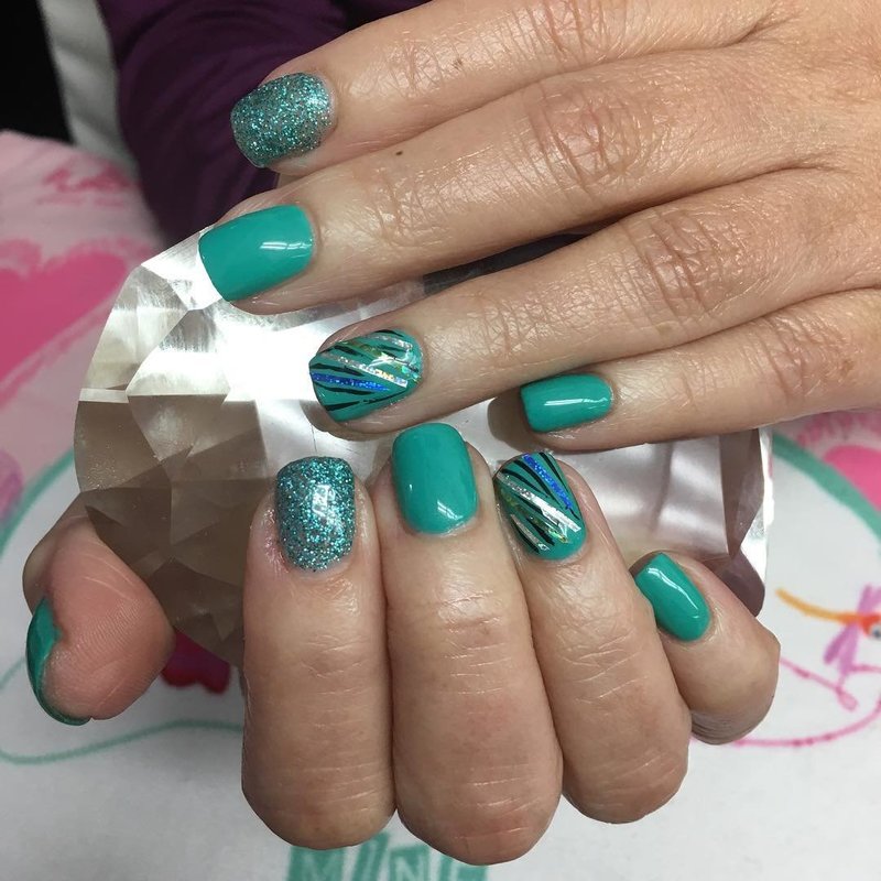 Lori Young loves pretty nail designs