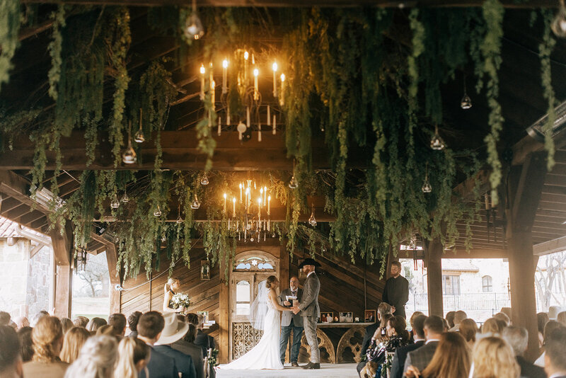 bride walking up the aisle