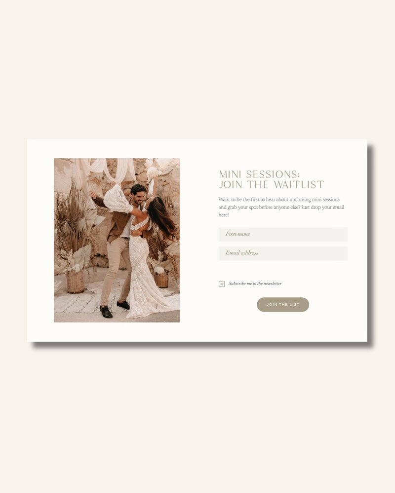 Elegant Flodesk signup forms Olive Oak 3