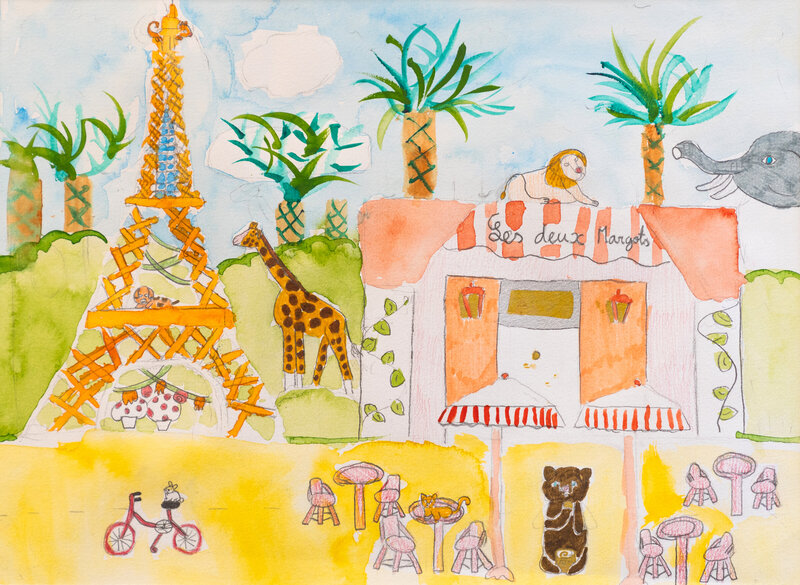 Dessin d'enfant - paris