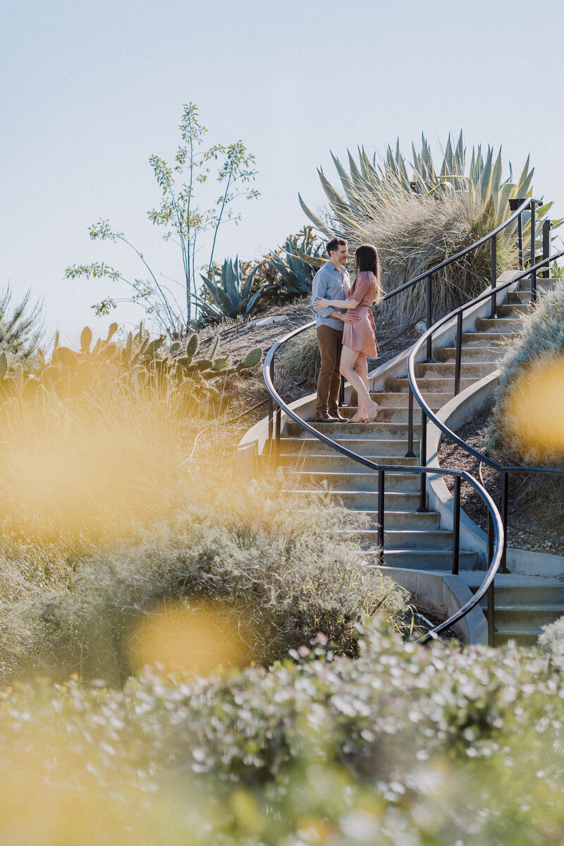 Engagement session at the terranea resort in palos verdes