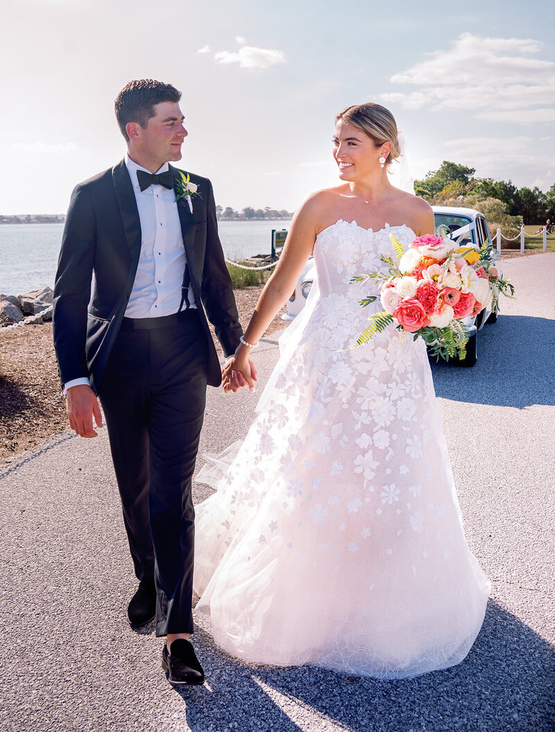 Colorful Coastal Wedding at Rehoboth Beach Country Club