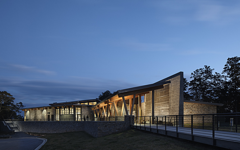 General contractors for the Gorges State Park Visitors' Center