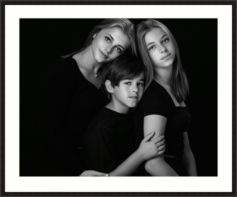 Mom with two boys