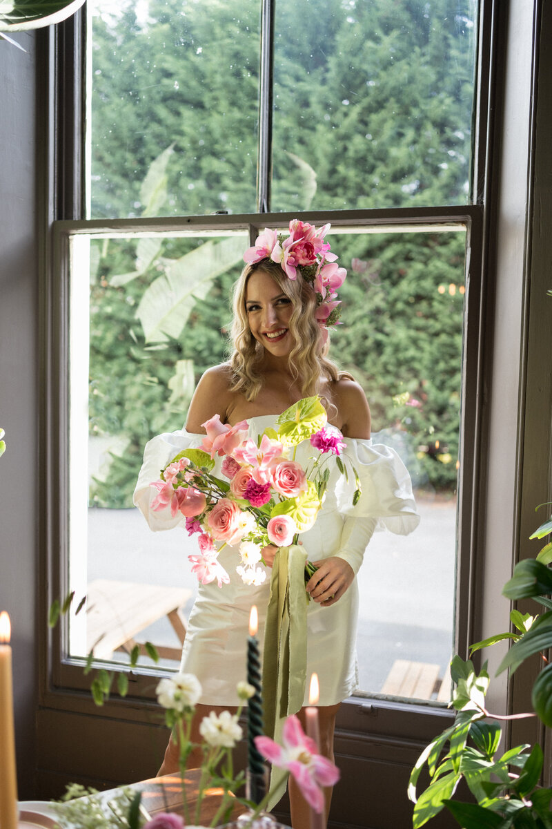 The Faversham Shoot Lime & Pink-82