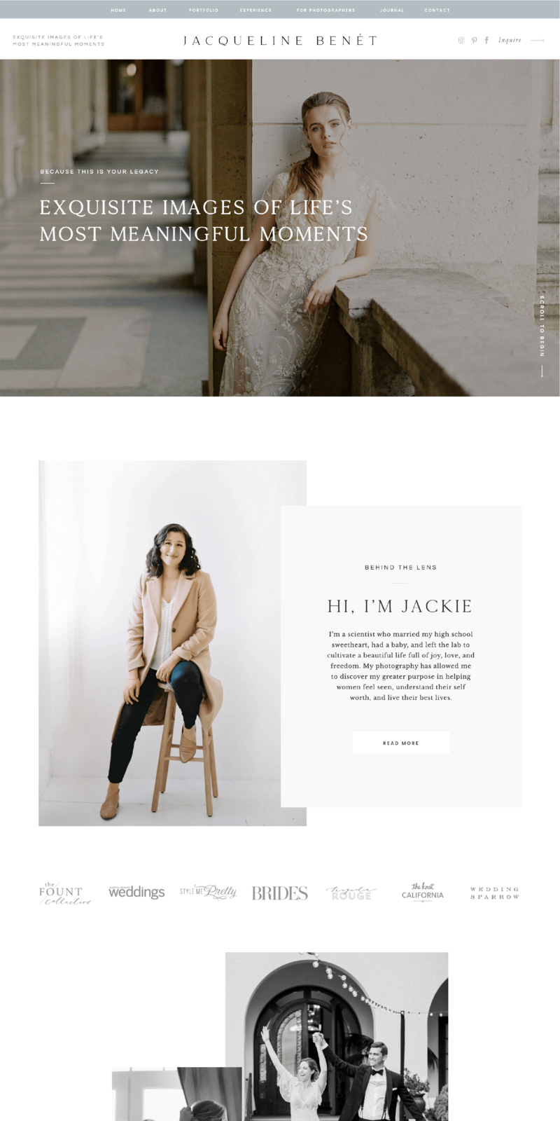 A website mockup.