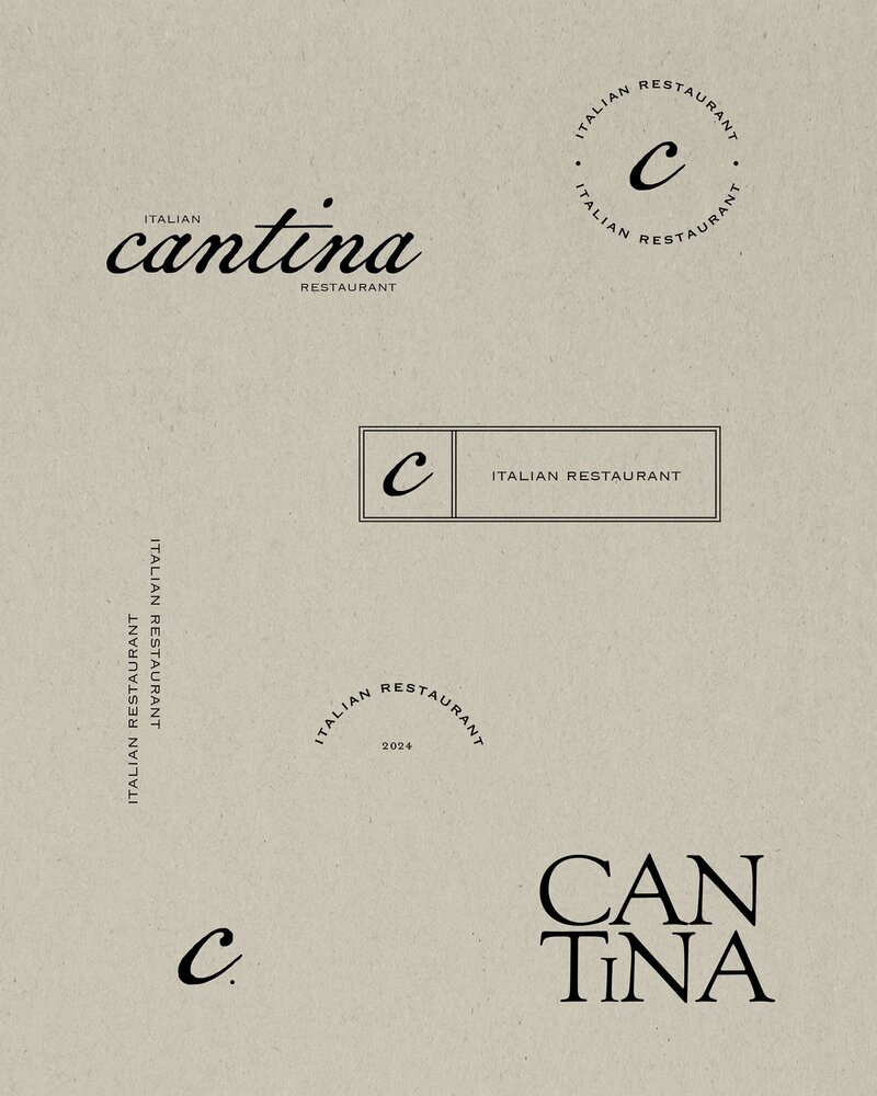 Custom logo and brand identity for a modern cocktail bar, perfect for upscale dining experiences.