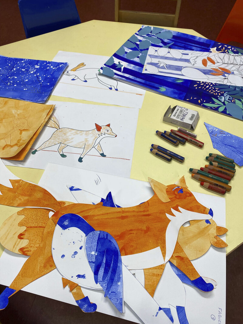 lauranne guyomard atelier créatif peinture enfants maternelle