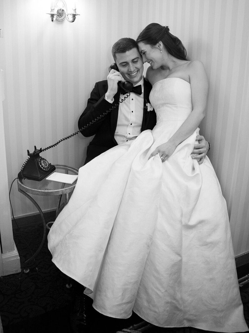 Timeless winter wedding at the iconic Hay-Adams hotel in Washington DC