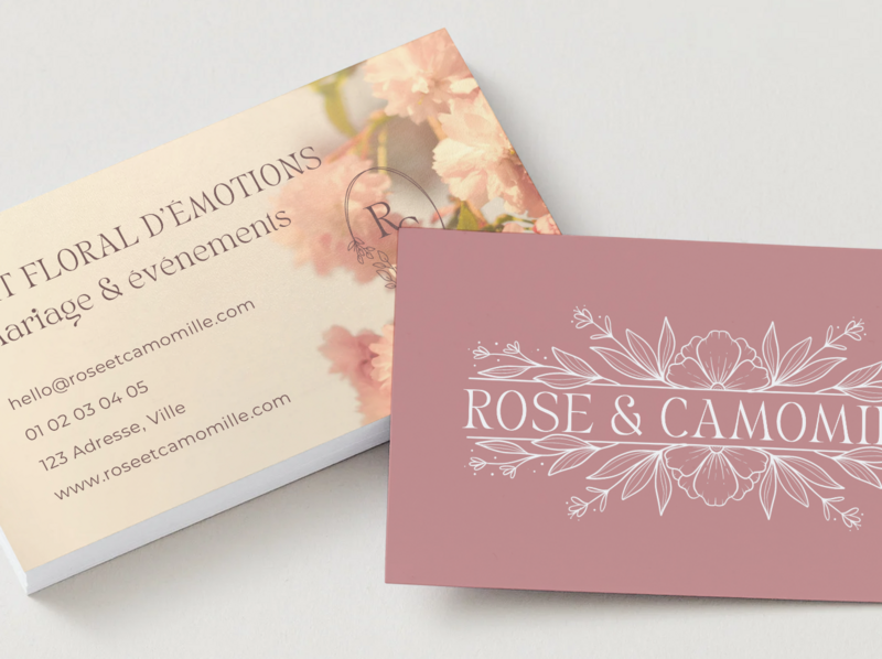 rose & camomille © l'herbier graphique10