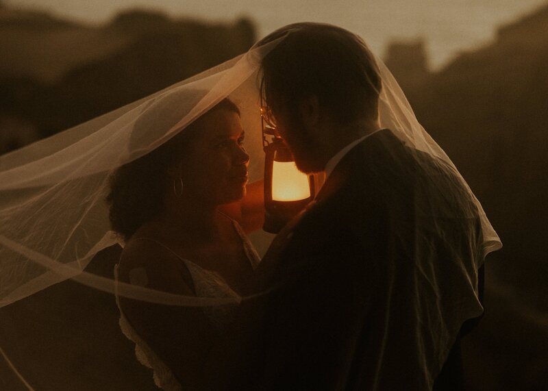 Oregon coast elopement