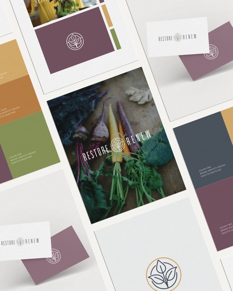 Restore Renew Mockup papers the brand influence portfolio