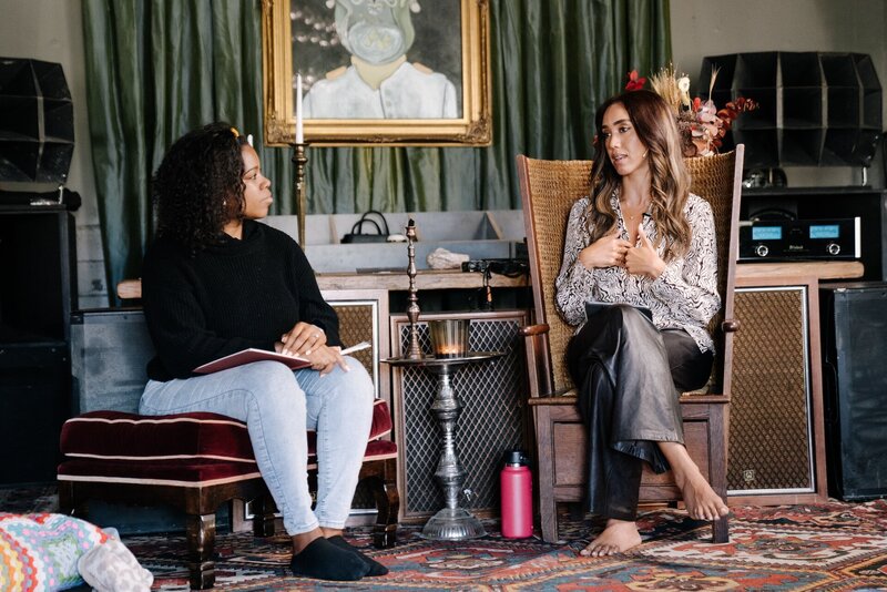 Natanya Bravo with Millana Snow at the Integrative Breathwork training 