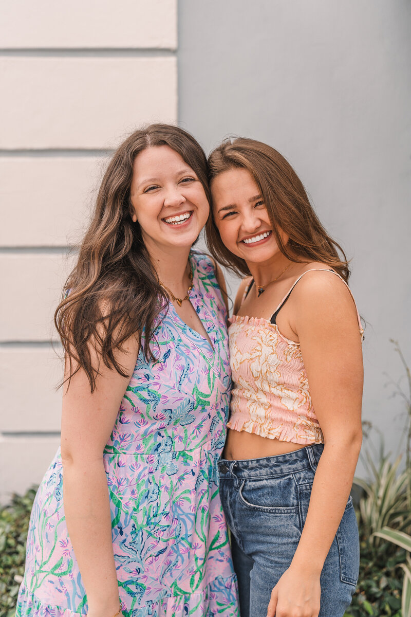 two beach girlies that are best friends and own always augustine