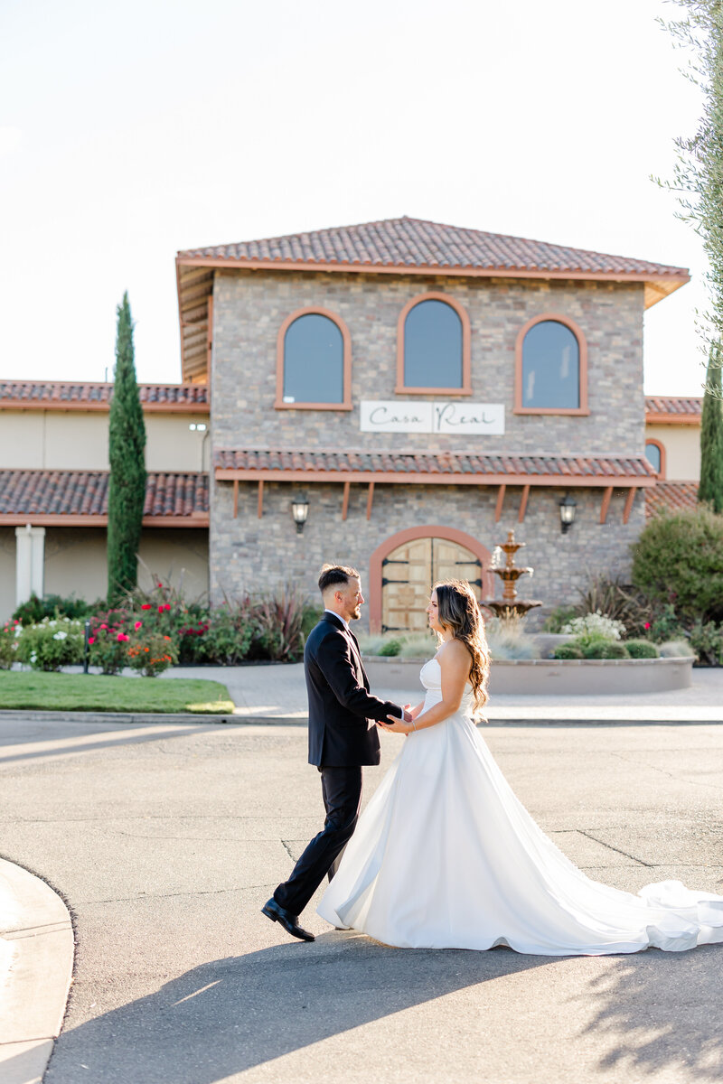 casa blanca wedding-in the garden