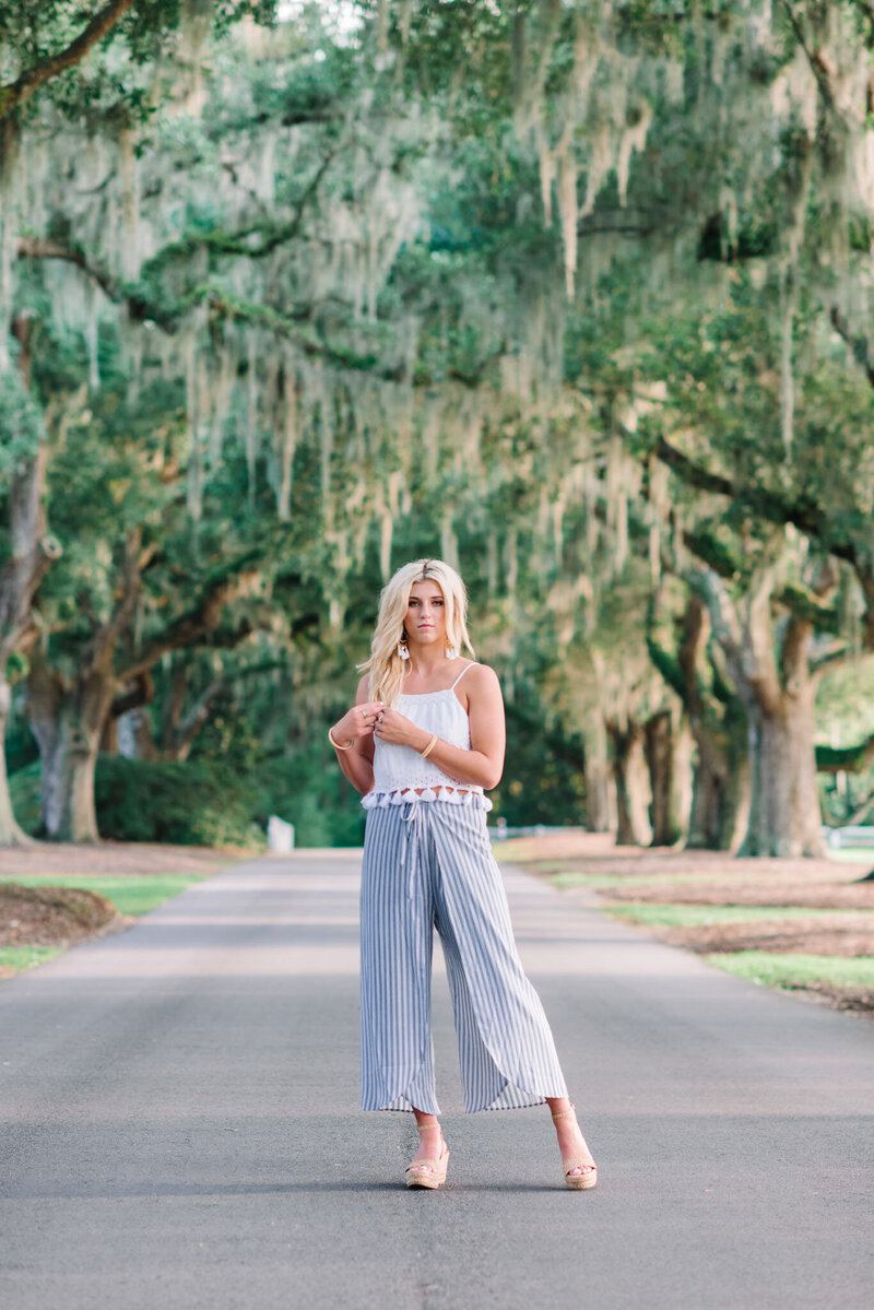 Senior Pictures in Pawleys Island, SC at Caledonia Golf and Fish Club -1
