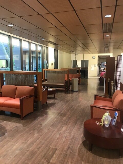 Waiting areas are often in need of innovative visual solutions