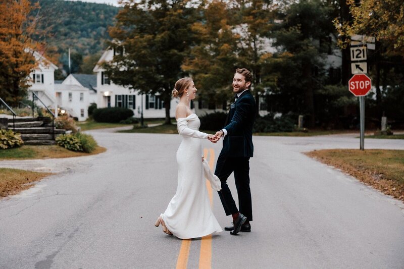 spring bride and groom wedding photos