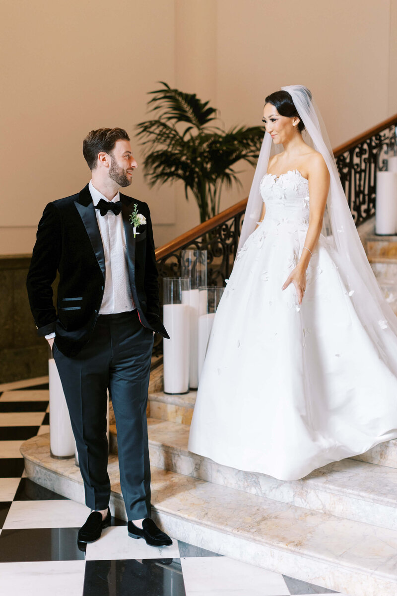 An elegant wedding at The California Club, Los Angeles