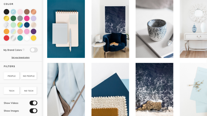 Find bold blue stock imagery for your website, social media , blog and more
