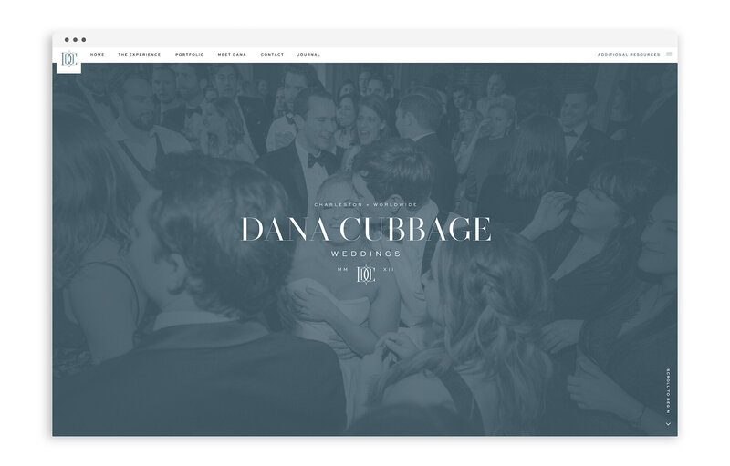 Dana Cubbage - Best Charleston Wedding Photographer - Custom Brand Logo and Web Website Design Designs Designer Designers for Creatives Entrepreneurs Photographers - 4