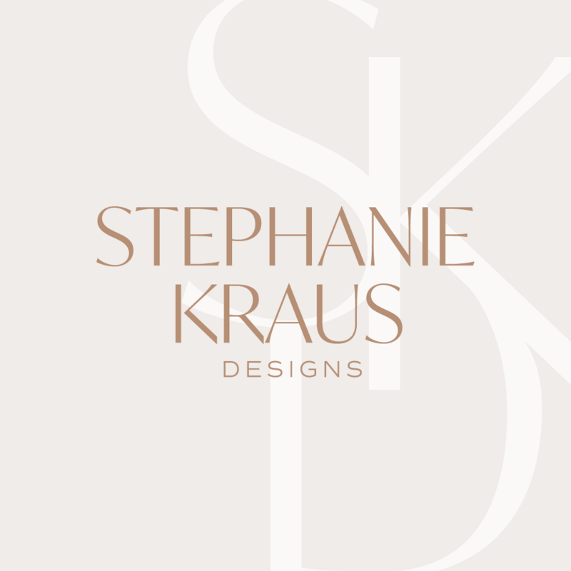 Stephanie Kraus Logo Design By Katie Co Design
